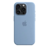 Чехол Apple для iPhone 15 Pro Silicone Case with MagSafe (MT1L3ZM/A) Winter Blue - фото 4