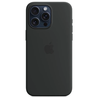 Чехол Apple для iPhone 15 Pro Max Silicone Case with MagSafe (MT1M3ZM/A) Black - фото 2