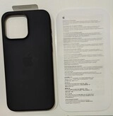 Чехол Apple для iPhone 15 Pro Max Silicone Case with MagSafe (MT1M3ZM/A) Black - фото 5