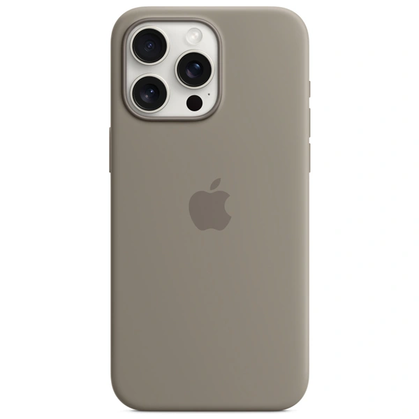 Чехол Apple для iPhone 15 Pro Max Silicone Case with MagSafe (MT1Q3ZM/A) Clay - фото 3
