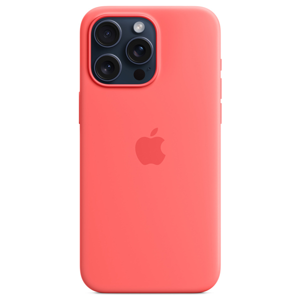 Чехол Apple для iPhone 15 Pro Max Silicone Case with MagSafe (MT1V3ZM/A) Guava