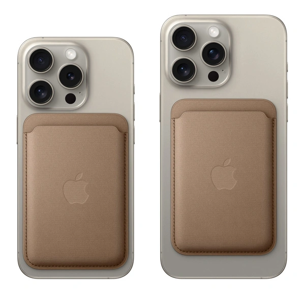 Чехол-бумажник Apple для iPhone FineWoven Wallet with MagSafe (MT243ZM/A) Taupe - фото 5