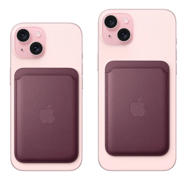 Чехол-бумажник Apple для iPhone FineWoven Wallet with MagSafe (MT263ZM/A) Pacific Blue - фото 4