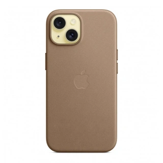 Чехол Apple для iPhone 15 FineWoven Case with MagSafe (MT3C3ZM/A) Taupe - фото 3