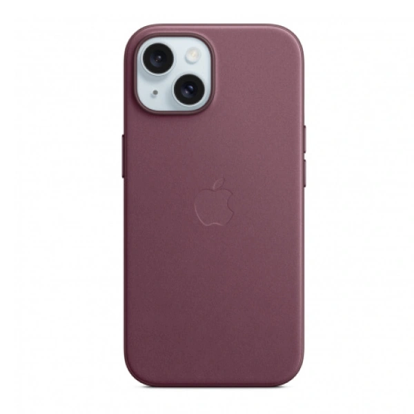 Чехол Apple для iPhone 15 FineWoven Case with MagSafe (MT3E3ZM/A) Mulberry