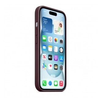 Чехол Apple для iPhone 15 FineWoven Case with MagSafe (MT3E3ZM/A) Mulberry - фото 6