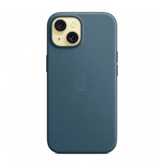 Чехол Apple для iPhone 15 FineWoven Case with MagSafe (MT3G3ZM/A) Pacific Blue - фото 3