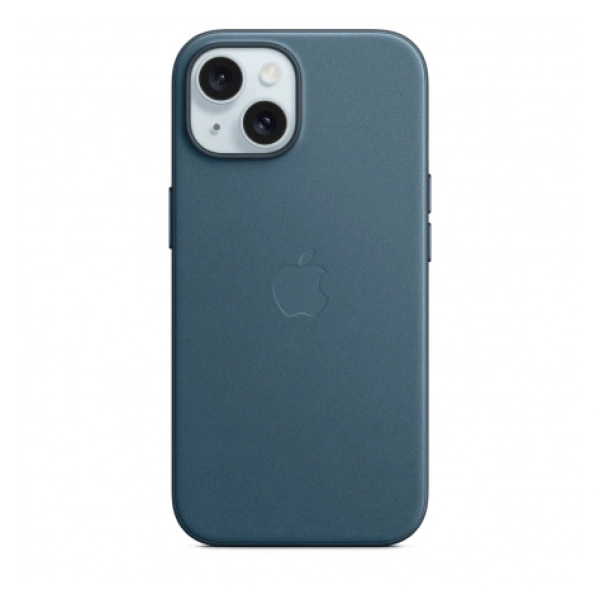 Чехол Apple для iPhone 15 FineWoven Case with MagSafe (MT3G3ZM/A) Pacific Blue