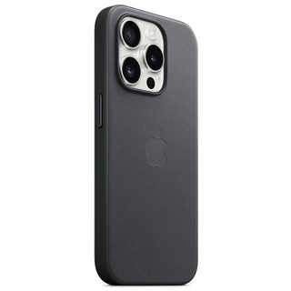 Чехол Apple для iPhone 15 Pro FineWoven Case with MagSafe (MT4H3ZM/A) Black - фото 5