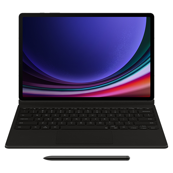 Samsung-ке арналған пернетақта-құндақ Tab S9+ Book Cover Keyboard (EF-DX815BBRGRU) Black планшетіне арналған