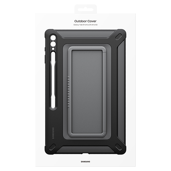 Samsung құндағы Tab S9 Ultra Outdoor Cover (EF-RX910CBEGRU) Titan планшетіне арналған