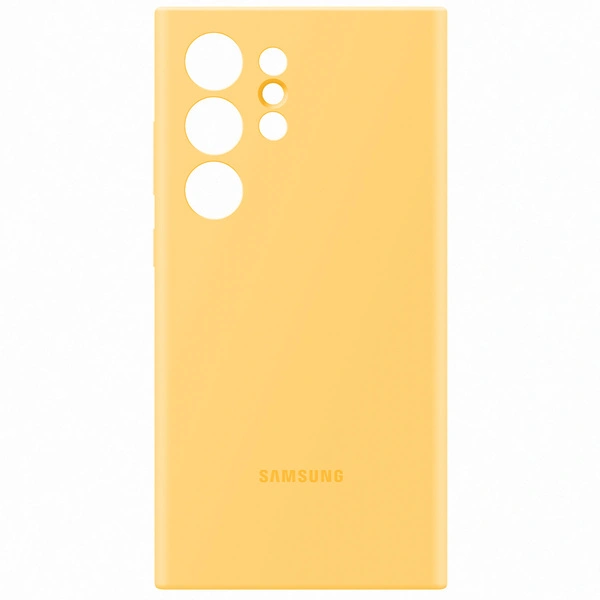 Чехол Samsung для Galaxy S24 Ultra Silicone Case EF-PS928TYEGRU - фото 4