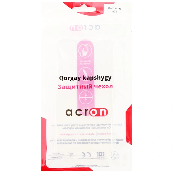 Чехол Acron для Samsung Galaxy S24 Transparent