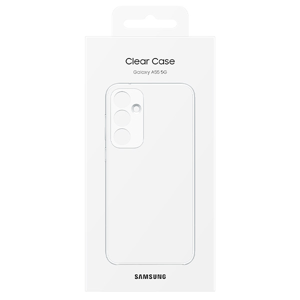 Чехол Samsung для Galaxy A55 EF-QA556CTEGRU Transparent - фото 6