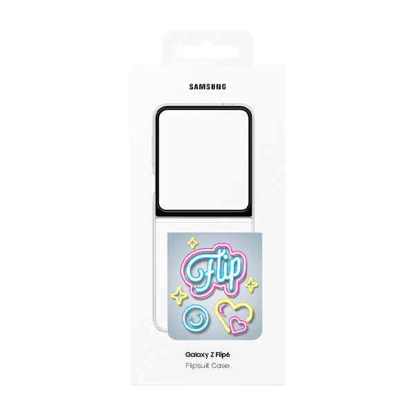 Чехол Samsung для Galaxy Z Flip6 Flipsuit Cover Transparent (EF-ZF741CTEGRU) - фото 7