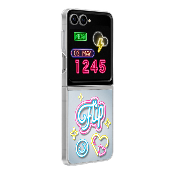 Чехол Samsung для Galaxy Z Flip6 Flipsuit Cover Transparent (EF-ZF741CTEGRU) - фото 4