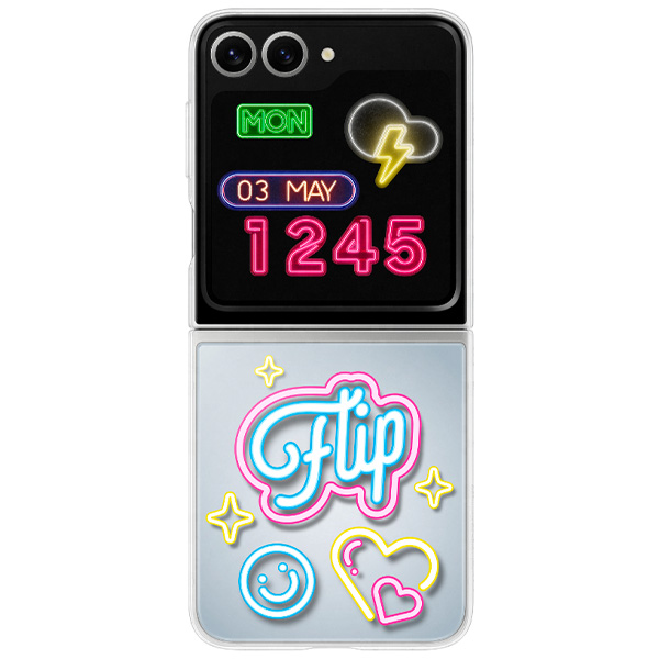 Чехол Samsung для Galaxy Z Flip6 Flipsuit Cover Transparent (EF-ZF741CTEGRU) - фото 2