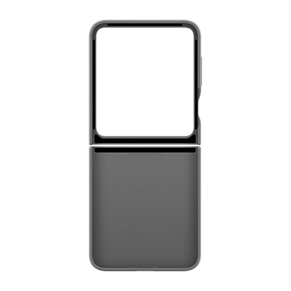 Чехол Samsung для Galaxy Z Flip6 Silicone Cover Gray (EF-PF741TJEGRU) - фото 6