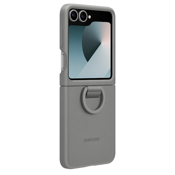 Чехол Samsung для Galaxy Z Flip6 Silicone Cover Gray (EF-PF741TJEGRU) - фото 4