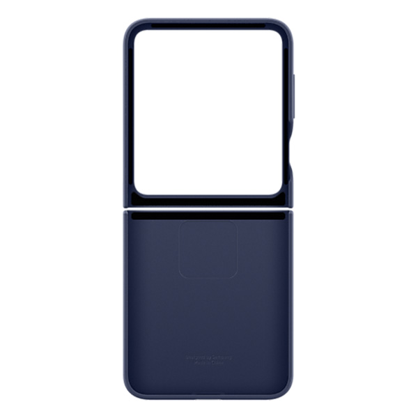 Чехол Samsung для Galaxy Z Flip6 Silicone Cover Blue (EF-PF741TNEGRU) - фото 6