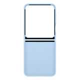 Чехол Samsung для Galaxy Z Flip6 Silicone Cover Blue (EF-PF741TLEGRU) - фото 6