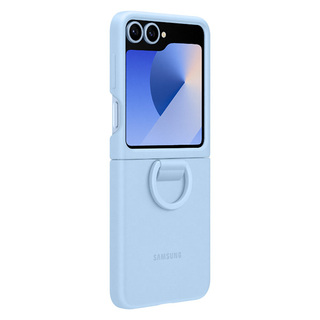Чехол Samsung для Galaxy Z Flip6 Silicone Cover Blue (EF-PF741TLEGRU)