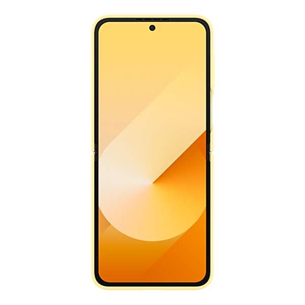 Чехол Samsung для Galaxy Z Flip6 Silicone Cover Yellow (EF-PF741TYEGRU) - фото 2