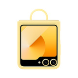 Чехол Samsung для Galaxy Z Flip6 Silicone Cover Yellow (EF-PF741TYEGRU)