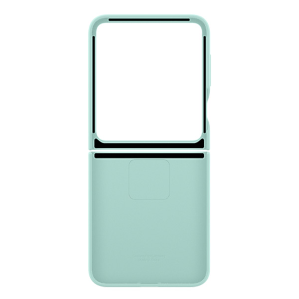 Чехол Samsung для Galaxy Z Flip6 Silicone Cover Mint (EF-PF741TMEGRU) - фото 6