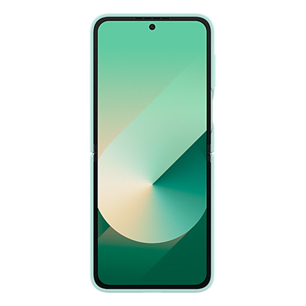 Чехол Samsung для Galaxy Z Flip6 Silicone Cover Mint (EF-PF741TMEGRU) - фото 2