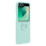 Чехол Samsung для Galaxy Z Flip6 Silicone Cover Mint (EF-PF741TMEGRU) - фото 4