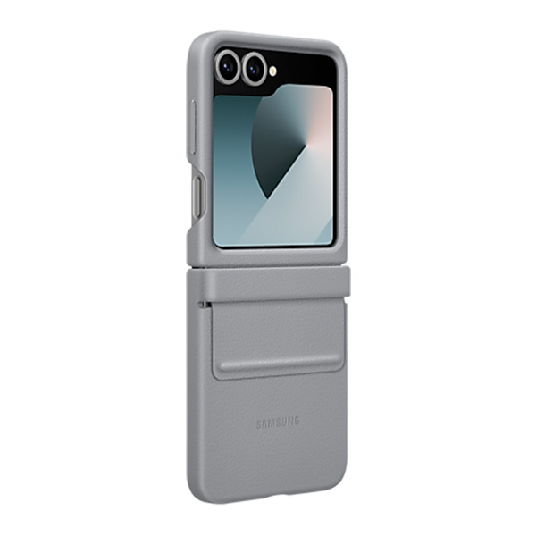 Чехол Samsung для Galaxy Z Flip6 Kindsuit Cover Grey (EF-VF741PJEGRU) - фото 4