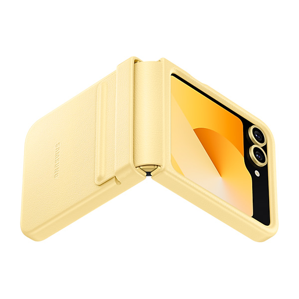 Чехол Samsung для Galaxy Z Flip6 Kindsuit Cover Yellow (EF-VF741PYEGRU) - фото 5