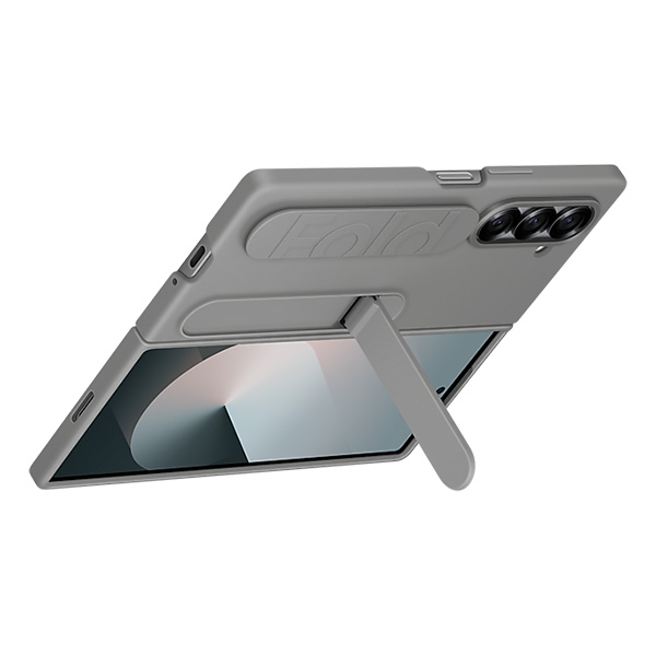 Чехол Samsung для Galaxy Z Fold6 Silicone Cover Grey (EF-MF956TJEGRU) - фото 4