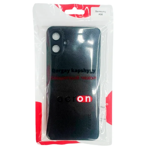 Чёрный силиконовый чехол Acron для Samsung Galaxy A06 - фото 3