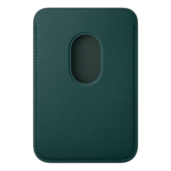 Чехол Apple для iPhone FineWoven Wallet with MagSafe Dark Green - фото 2
