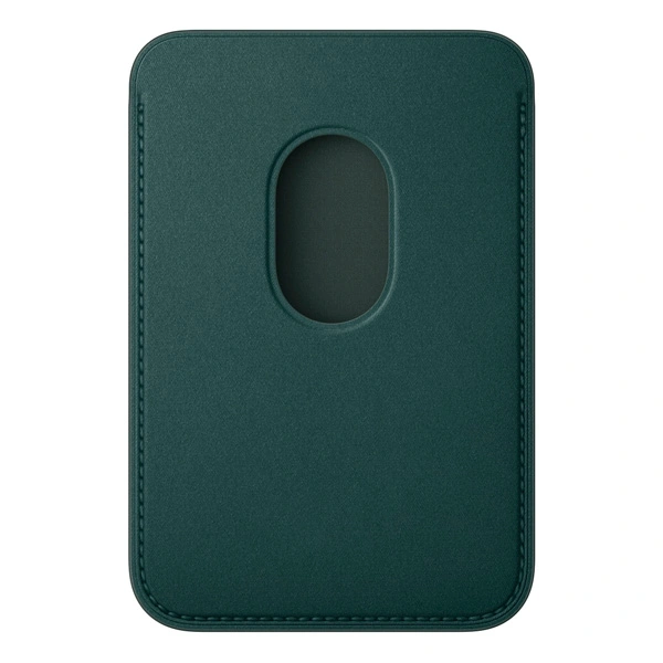 Чехол Apple для iPhone FineWoven Wallet with MagSafe Dark Green - фото 2