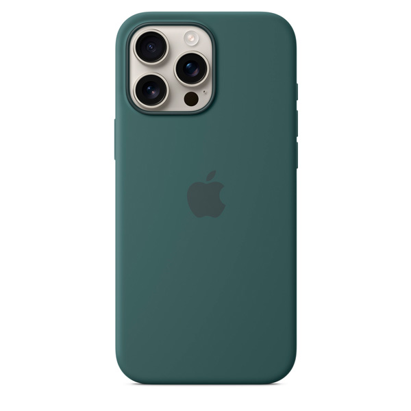 Тысқап Apple iPhone16 Pro Max Silicone Case with MagSafe Lake Green үшін - фото 2