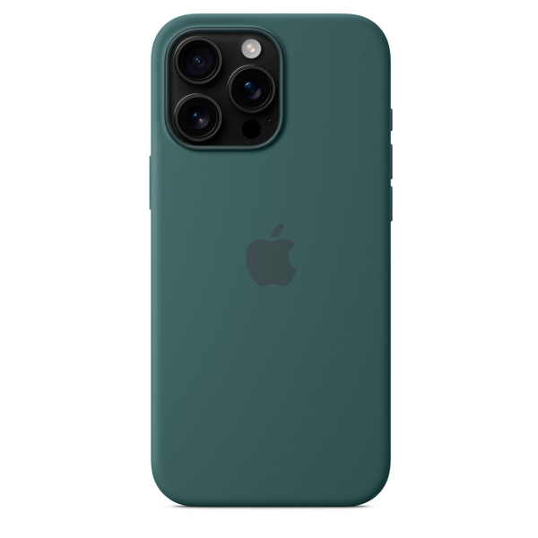 Чехол Apple для iPhone 16 Pro Max Silicone Case with MagSafe Lake Green - фото 4