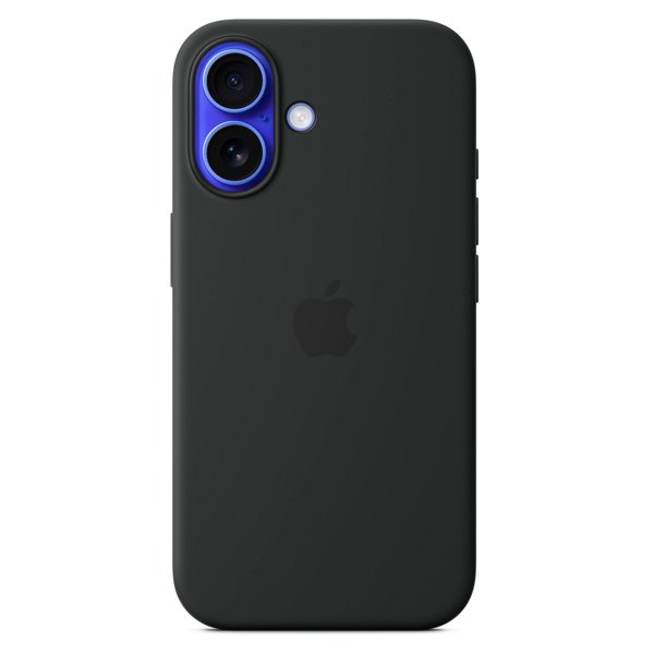 Чехол Apple для iPhone 16 Silicone Case with MagSafe Black