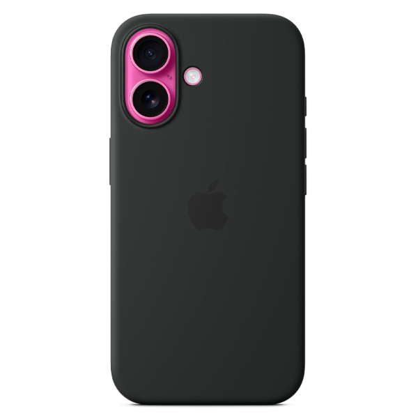 Чехол Apple для iPhone 16 Silicone Case with MagSafe Black - фото 3
