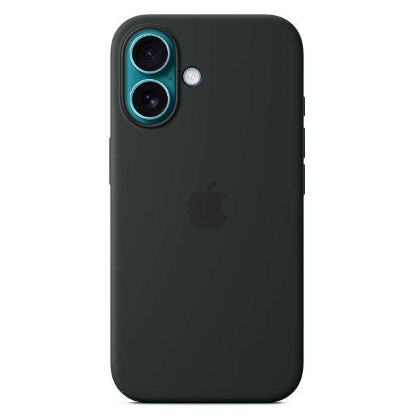 Чехол Apple для iPhone 16 Silicone Case with MagSafe Black - фото 2