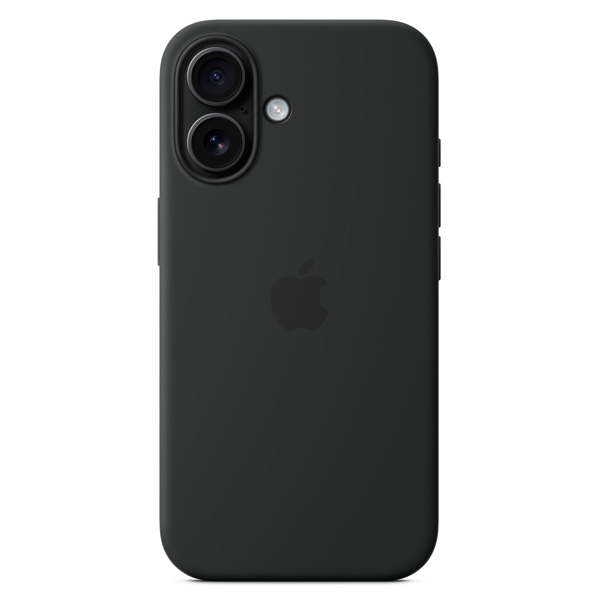 Чехол Apple для iPhone 16 Silicone Case with MagSafe Black - фото 5