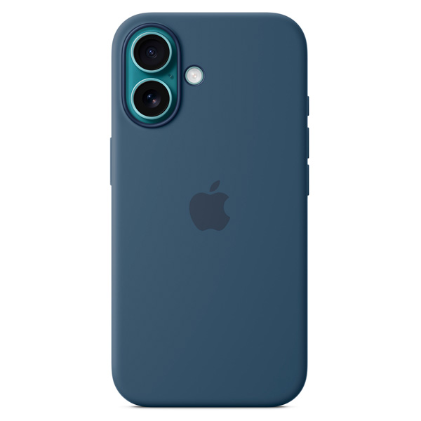 Чехол Apple для iPhone 16 Silicone Case with MagSafe Denim - фото 2