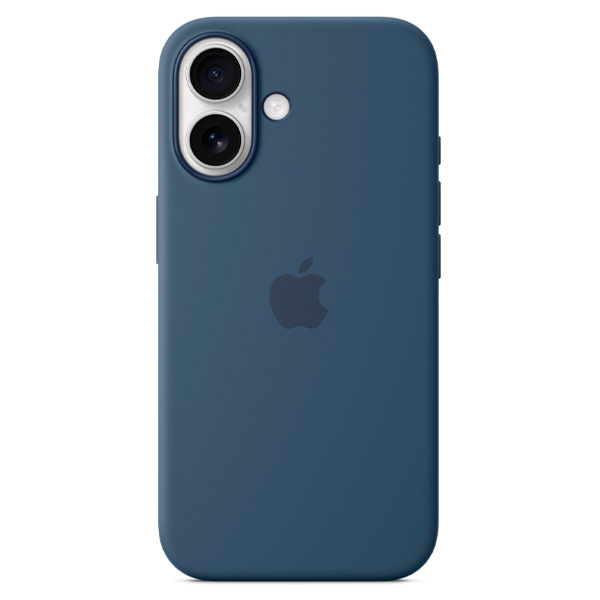 Чехол Apple для iPhone 16 Silicone Case with MagSafe Denim - фото 3