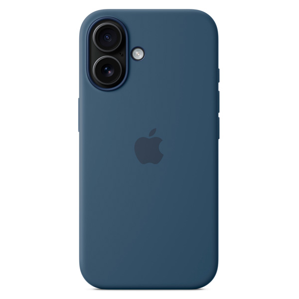 Чехол Apple для iPhone 16 Silicone Case with MagSafe Denim - фото 4