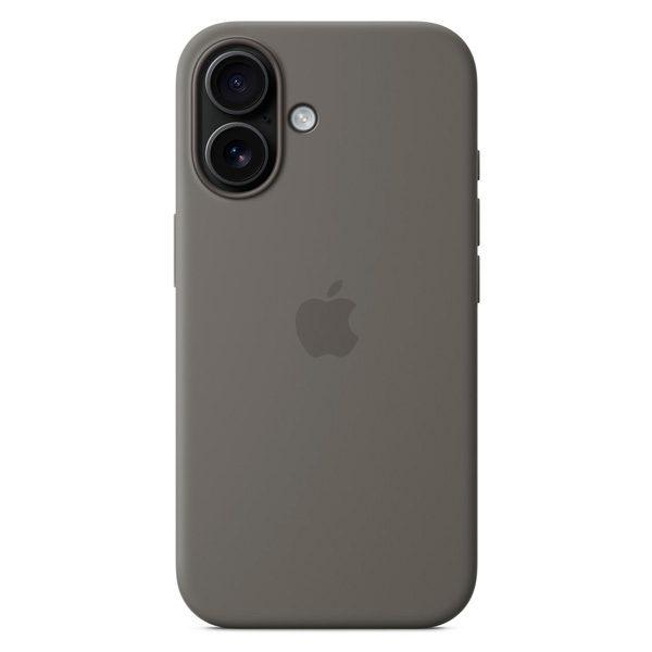 Чехол Apple для iPhone 16 Silicone Case with MagSafe Stone Gray - фото 5