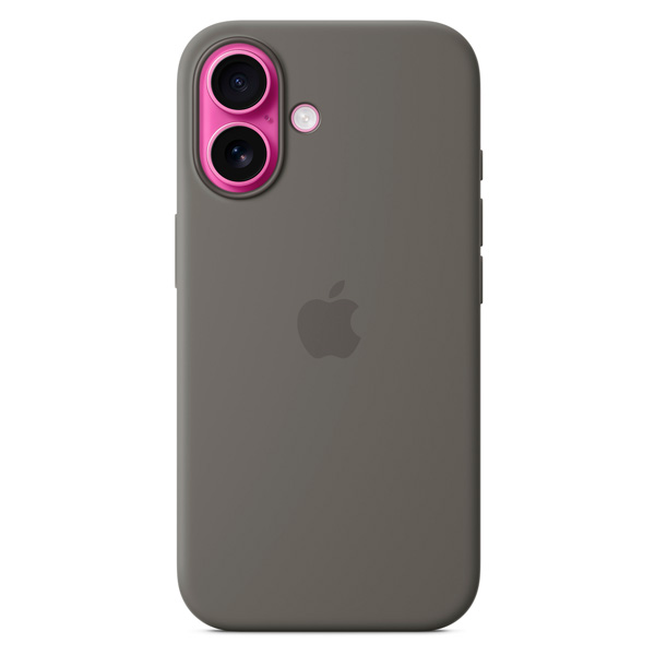 Тысқап Apple iPhone 16 Silicone Case with MagSafe Stone Gray үшін