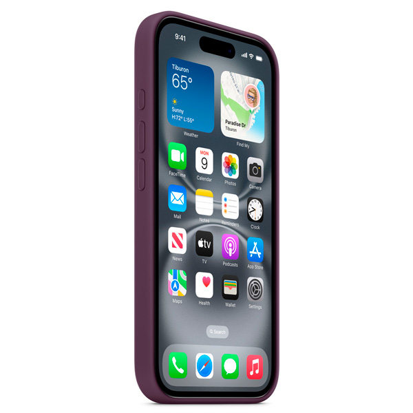 Чехол Apple для iPhone 16 Silicone Case with MagSafe Plum - фото 6
