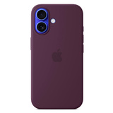 Тысқап Apple iPhone 16 Silicone Case with MagSafe Plum үшін